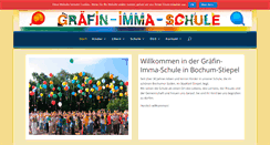 Desktop Screenshot of graefin-imma-schule.de
