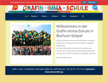 Tablet Screenshot of graefin-imma-schule.de
